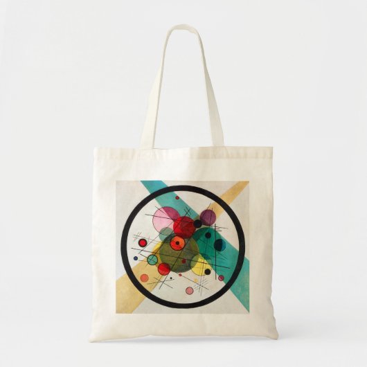 Tote Bag Wassily Kandinsky cercles dans un cercle (Devant)
