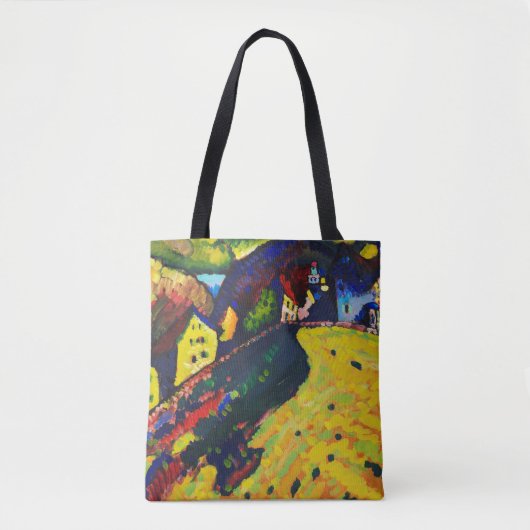Tote Bag Wassily Kandinsky. Maisons à Murnau. Expressionnis (Devant)