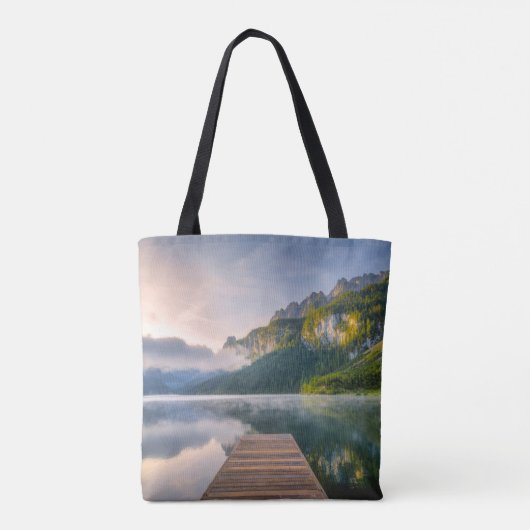 Tote Bag Water | Azure Alpine Lake, Austria (Dos)