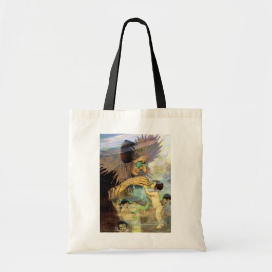 Tote Bag Water Baby and Fairy, Jessie Willcox Smith (Devant)