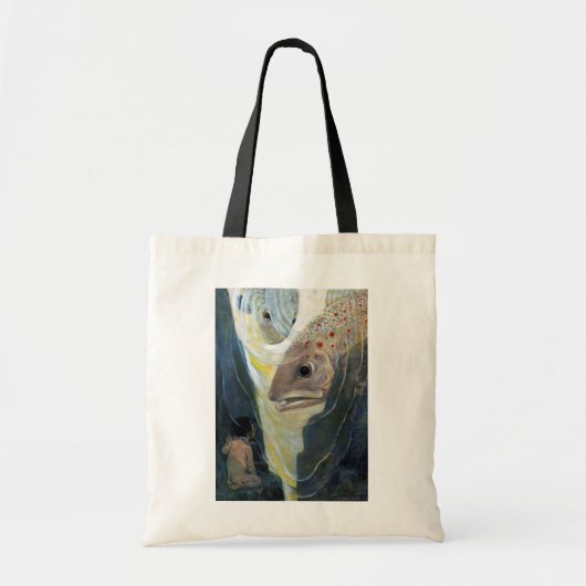 Tote Bag Water Baby and Fish, Jessie Willcox Smith (Devant)