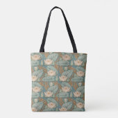 Tote Bag Water Lys Lily Art Nouveau Nature (Dos)