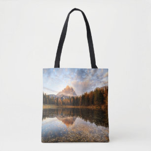 Tote Bag Water Tre Cime Di Lavaredo Italy