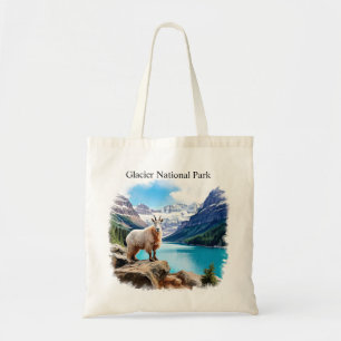 Tote Bag Watercolor du parc national du Glacier
