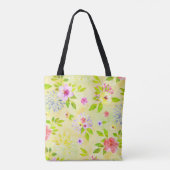 Tote Bag Watercolor Flowers seamless pattern I + your ideas (Dos)