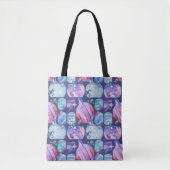 Tote Bag Watercolor Galaxy Patchwork (Devant)