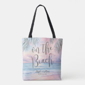 Tote Bag Watercolor On The Beach Wedding (Dos)