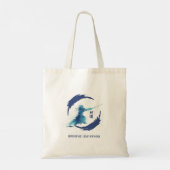 Tote Bag Watercolor Rain Drops Sleep Live Kendo (Dos)