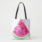 Tote Bag Watercolor Watermelon (Devant)