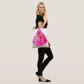 Tote Bag Watercolor Watermelon (Sur le modèle)