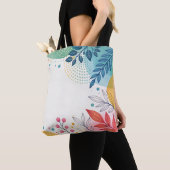 Tote Bag Watercolor Whimsy (De près)