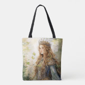 Tote Bag Watercolour Forest Princess (Dos)