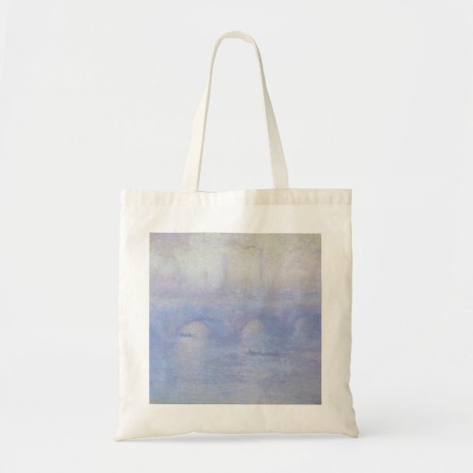 Tote Bag Waterloo Bridge, Effet de brouillard par Claude Mo (Devant)