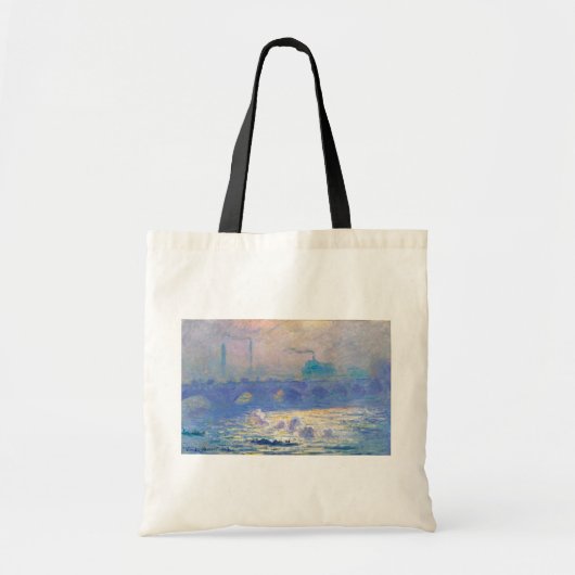 Tote Bag Waterloo Bridge (Londres), Monet (Devant)