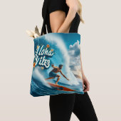Tote Bag Waves & Wanderlust Collection (De près)