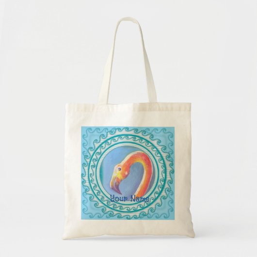 Tote Bag Wavy Flamingo (Devant)