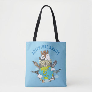 Tote Bag We Bare Bears - Adventure Await