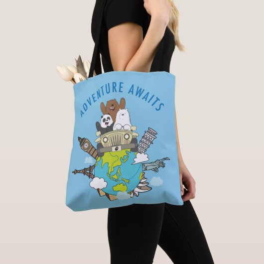 Tote Bag We Bare Bears - Adventure Await (De près)
