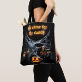 Tote Bag We Came For the candy (De près)
