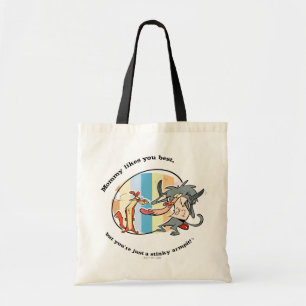 Tote Bag Weasel & Baboon "Maman aime mieux que toi"