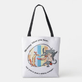 Tote Bag Weasel & Baboon "Mommy Likes You Best" (Dos)