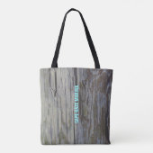 Tote Bag Weathered Wood Piling (Dos)