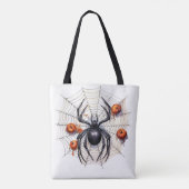 Tote Bag Web de l'araignée noire géante (Dos)