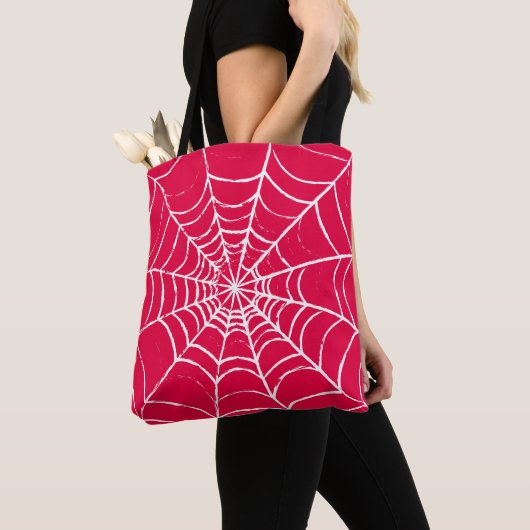 Tote Bag Web rose (De près)