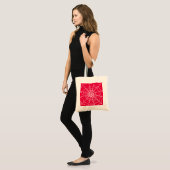 Tote Bag Web rose (Devant (modèle))