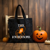 Tote Bag Web Spider personnalisé avec nom de famille