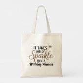 Tote Bag Wedding planner étincelant (Dos)