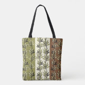 Tote Bag Weeds et rayures Fourre-tout (Dos)
