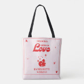 Tote Bag Week-end de célibataire de Lucky In Love (Dos)