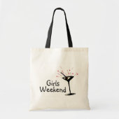 Tote Bag Week-end de filles (Martini 1) (Devant)