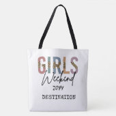 Tote Bag Week-end entre filles Imprimé guépard Week-end ent (Devant)