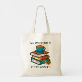 Tote Bag Week-end Les Amateurs De Livre Entièrement Réservé (Dos)