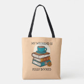 Tote Bag Week-end Les Amateurs De Livre Entièrement Réservé (Dos)