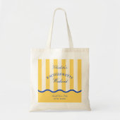 Tote Bag Week-end moderne de célibataire estivale (Devant)