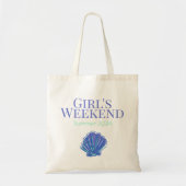Tote Bag Week-end personnalisé pour filles célibataires sur (Devant)