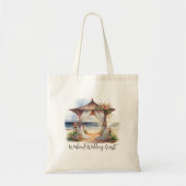 Tote Bag Weekend Beach Wedding Accueil personnalisé (Devant)