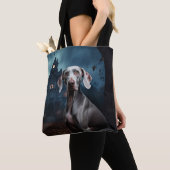 Tote Bag Weimaraner Halloween Épouvantable (De près)