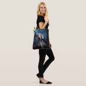 Tote Bag Weimaraner Halloween Épouvantable (Sur le modèle)
