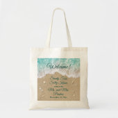 Tote Bag Welcome Beach Waves Sandy Tots (Devant)