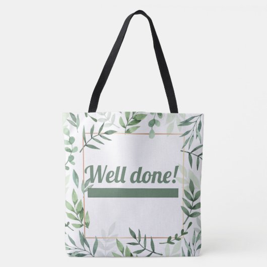 Tote Bag Well done! (Devant)