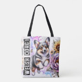 Tote Bag Welsh Corgi (Dos)