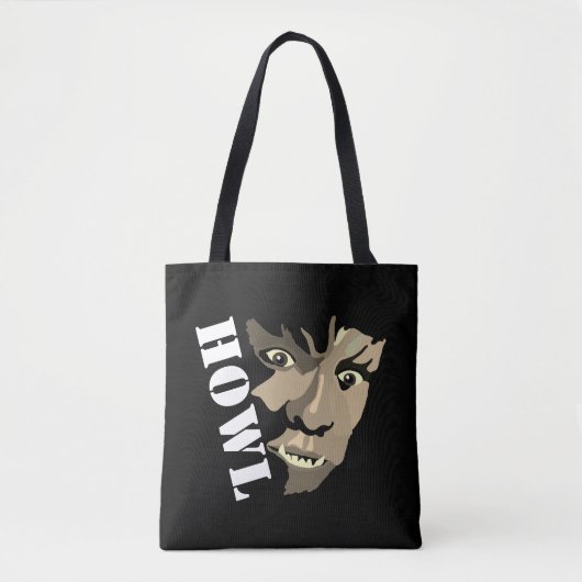 Tote Bag Werewolf, Howl (Devant)