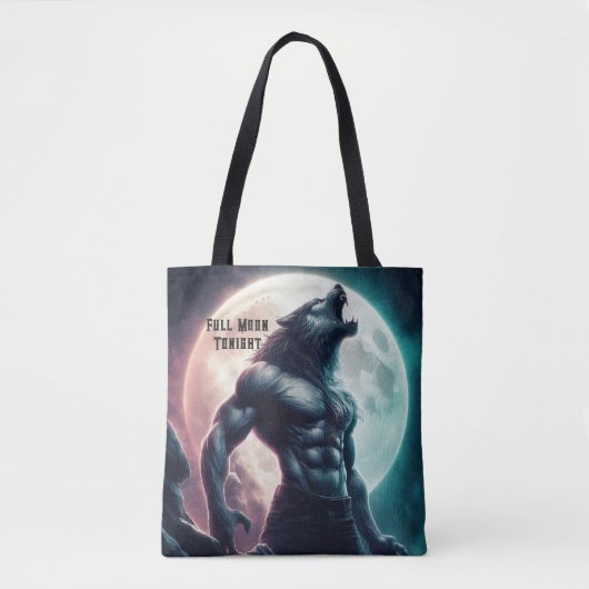 Tote Bag Werewolf Romance Reader Anniversaire Nom du cadeau (Devant)