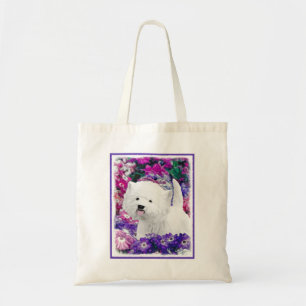 Tote Bag West Highland White Terrier Peinture Chien Art