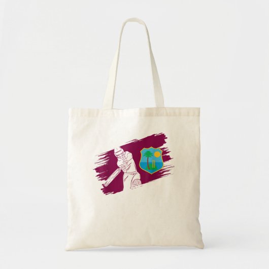 Tote Bag West Indies Flag West Indies Cricket Fan Player Co (Devant)