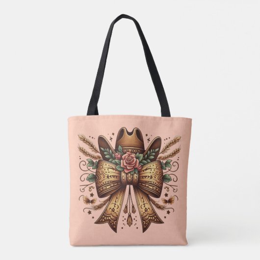 Tote Bag Western Coquette Bow (Dos)